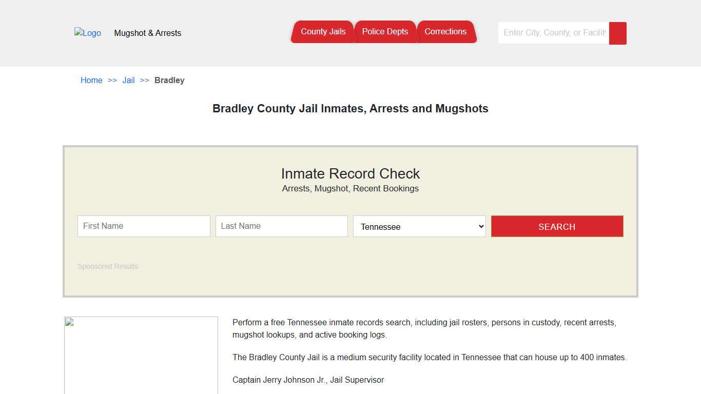 Bradley County Jail Inmates, Arrests and Mugshots | Jail Roster Search